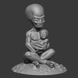 alienybebe1.jpg Alien with his son (printed without supports)