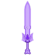 Mastersword_Unpowered.stl Мастер-меч и постамент - Легенда о Зельде: Будитель ветров