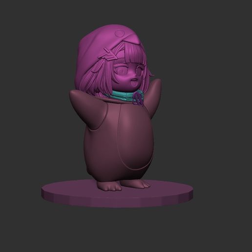 🐧 Gugu Gaga Penguin STL - Viral Resin Figure Inspired by GUGA