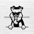 murbrique.jpg wall decor dog Terrier Kerry Blue