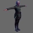 12.jpg Animated Elf woman-Rigged 3d game character Low-poly 3D model