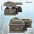 2.jpg Corner Modern Industrial Prefab Dwelling with Staircase and Ventilation System (34) - Modern WW2 WW1 World War Diaroma Wargaming RPG Mini Hobby