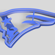 Patriots.png COOKIE CUTTER NEW ENGLAND PATRIOTS NFL LOGO