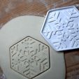 20201207_191242.jpg Cortador de galletas de copos de nieve de Navidad