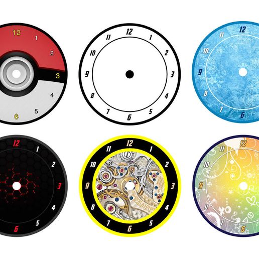🕰️ Pokémon - wall clock・ STL File for 3D printing・Cults