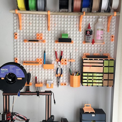 Sistema de gavetas de arrumação modular de impressão rápida