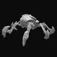 skull-spider-50mm-tabletop-miniature-in-2-poses-for-3d-printing-3d-model-stl (5).jpg Skull Spider 28mm scale for Tabletop Adventures
