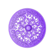 41.stl art frame circular renaissance