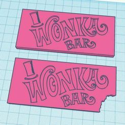 Wonka.jpg Free STL file Wonka Bar・Design to download and 3D print