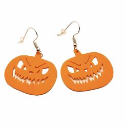 Bo-citrouille-1.jpg Halloween earrings