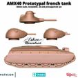 AMX40-2.jpg AMX40 Prototypal french tank - 28mm