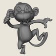 Monkey-Toy-Print-Ready-3D-Model-02.jpg Affe Spielzeug Print Ready 3D Modell