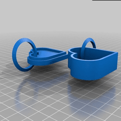 Hear KeyChains.png Free STL file 3D Printed Heart KeyChains・3D print design to download