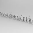 Lined-Up-2.jpg Free STL file Possessors of Highly Infectious Diseases・Object to download and to 3D print