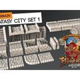 5e0c6d2104d4163eafa149fb8b71e4bf_preview_featured.jpg Бесплатный STL файл Fantasy city set・Модель 3D-принтера для загрузки