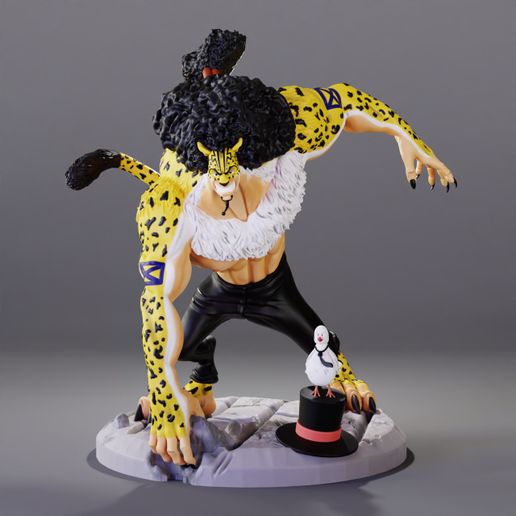 👤 Rob Lucci Leopardo One Piece・ STL File for 3D printing・Cults