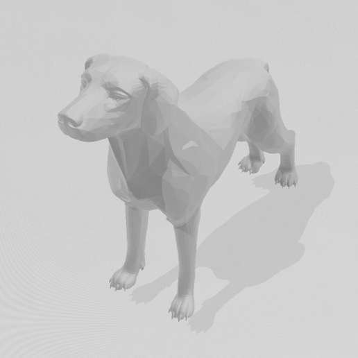 Braco Dog breed 3d model 3D model