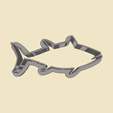 model-1.png Albacore Tuna (3) COOKIE CUTTERS, MOLD FOR CHILDREN, BIRTHDAY PARTY