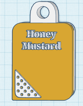 11.png COMMERCIAL VERSION - Chick-Fil-A Sauce Keychains