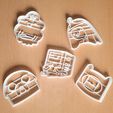 H-avent2.jpg x5 Adventure Time characters - Dough, Cookie cutter mold
