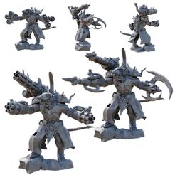 RatKin-Siege-Fiend-Samples-A-Mystic-Pigeon-Gaming.jpg 3D file Ratkin Siege Fiends With Varied Bodies, Armour and Weapons Fantasy and Wargame Miniatures・3D print model to download