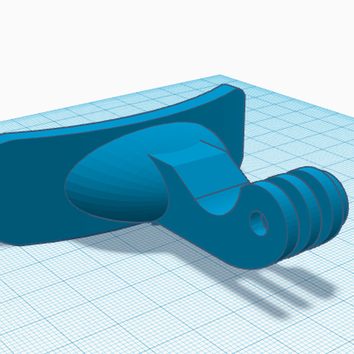 Scorpion EXO R320 GoPro Chin Mount 3D model