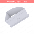 1-4_Of_Pie~2in-cookiecutter-only2.png Slice (1∕4) of Pie Cookie Cutter 2in / 5.1cm