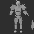 heavey file front.jpg 3D File - Cosplay Armor - Custom Mandalorian Armor - The Tank - Star Wars Cosplay