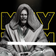 3.png Obi Wan Kenobi Bust - Star Wars 3D Models - Tested and Ready for 3D printing