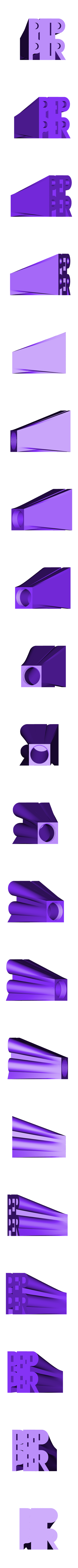 PEPPER.stl Salt and Pepper Text Shakers