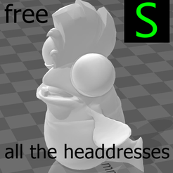 fuyde-hjnbeuyh3.png Archivo STL gratis Todos los splatoon caps little buddy salmon run salmonrun・Objeto imprimible en 3D para descargar