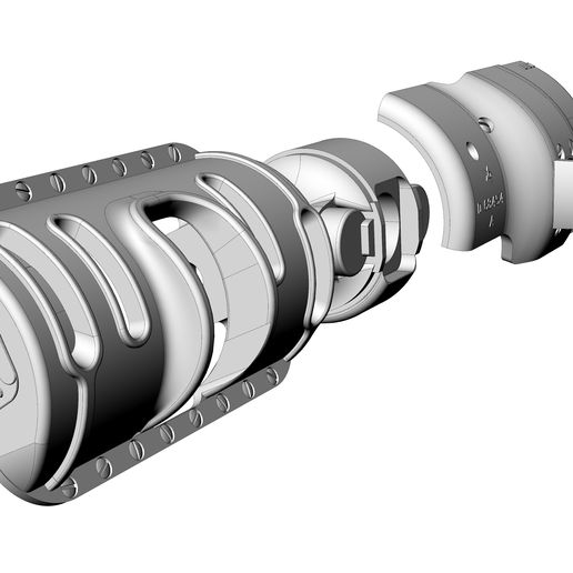 Sherman-mantelet-and-rotor-shield_8.jpg 1/16 Sherman M34A1 Gun mount (late) for I Love Kit