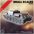 8.jpg Canon d'assaut SU-122P (version réduite) - Armée soviétique WW2 Second Monde Front de l'Est Ostfront RPG Mini Hobby