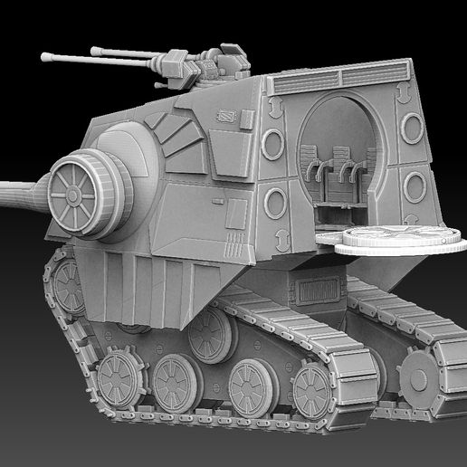 🪖 ATHT Hiss Tank ATAT hybrid・ STL File for ・Cults