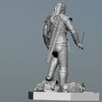 Preview16.jpg Geralt vs The Crones The Witcher 3 - Henry Cavill Version 3D print model