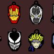 PACK-LLAVEROS.429.jpg Pack of 28 Heroes & Villains Key Rings