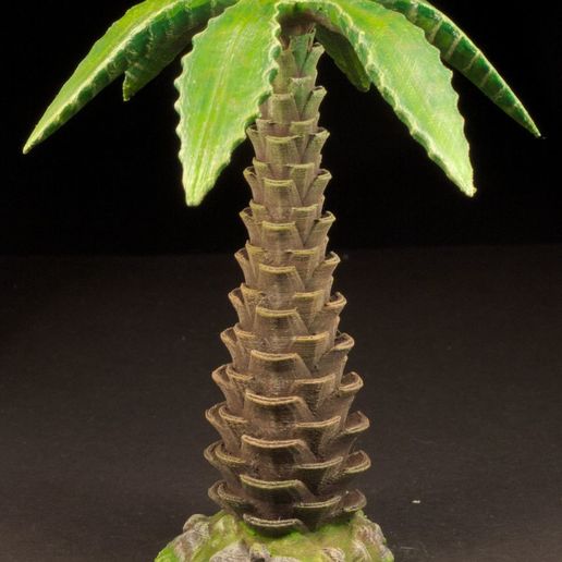 Tabletop plant: Palm Tree (01) 3D model