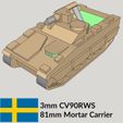 CV90-Mortar-Carrier.jpg 3mm Modern CV90 Family of Armored Vehicles