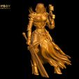 + oa (oN ea: ea (oh as Archivo STL gratis SCI-FI Miniature women soldier-Model 31・Modelo para descargar y imprimir en 3D