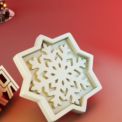 render_PP001.png Christmas Snowflake Tray