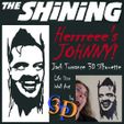 Heres-Johnny-IMG.jpg Here's Johnny! The SHiNiNG Jack Torrance 3D Silhouette Wall Art Life Size
