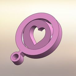 Charm_v2_display_large_display_large.jpg Free STL file Orbit Love Charm・3D printing model to download
