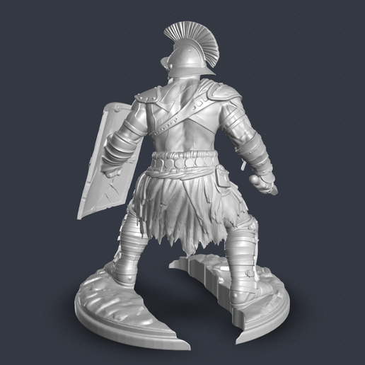trtyiyi.png Roman Gladiator Warrior – Free STL Model