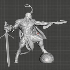 1.jpg Free STL file Hellboy・3D printable design to download