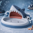 Shark-Soap-Dish-stl.png 鲨鱼皂碟 - 卡哇伊浴室装饰