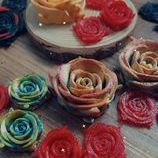 338519675_257836316674108_2815632613318024862_n.jpg STL file Roses for Crafts /decor/ toppers/ birthday decorations/ wedding/ anniversary/ Gift/ Any occasion/ Print in place/ no supports・3D printing template to download