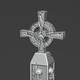 celtic-cross-monument1.jpg Celtic cross monument with skulls