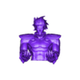 bust-low-poly.OBJ jojo (star platinum) controller stand ps4-ps5