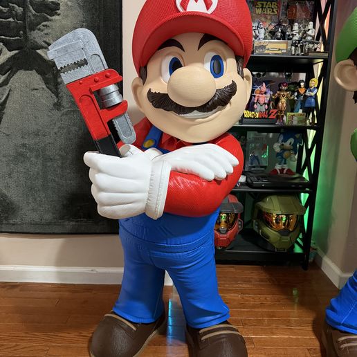 🗿 Wicked Video Game Mario and Luigi Sculpture: Tested and ready for 3d ...