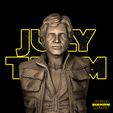 060921-Star-Wars-Han-solo-Promo-07.jpg Han Solo Bust - Star Wars 3D Models - Tested and Ready for 3D printing
